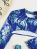 floral print bikini with long sleeve top three-piece swimwear set NSCSY135107
