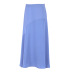 solid color high-waisted stitching fishtail skirt NSSQS135116