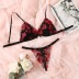 embroidery wrap chest sling backless color matching underwear suit NSFQQ134233