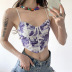 print sling low-cut backless slim vest NSCOK134280