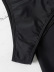  high waist sleeveless low-cut solid color Tankini three-piece set NSCMB134345