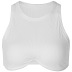 round neck casual sleeveless slim short solid color vest NSHTL134354