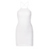 backless slim cross strappy sleeveless solid color dress NSHTL134402