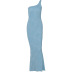 single-shoulder sleeveless slim backless high waist solid color dress NSHTL134403