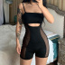 sling hollow backless slim solid color see-through jumpsuit NSRUI134565
