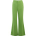 pantalones slim de tiro alto y pernera ancha de color liso NSAFS135564
