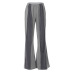 pantalones boot-cut de tiro bajo con costuras de color en contraste NSSWF135607