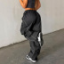 pantalones anchos casuales sueltos de color sólido NSGXF135714
