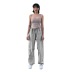high-waisted solid color woven wide-leg pants NSGXF135733