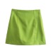 Falda-pantalón color liso textura raso de seda NSXDX135738