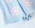 big flower print knitted elastic waist drawstring shorts NSXDX135759
