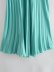 solid color pleated long section all-match slim skirt NSAM135773