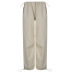 wide leg woven loose solid color drawstring overalls NSGXF135836