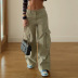 retro low waist multi-pocket jeans NSGXF135865