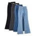solid color high waist bootcut jeans NSXDX135892