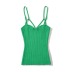 Knitted elastic solid color slim camisole NSXDX135899