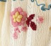 Round neck loose handmade flower embroidery sweater NSXDX135911