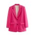 solid color long sleeve loose suit jacket NSAM135922
