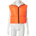 solid color front and back two wear sleeveless cotton vest NSHLJ135199