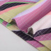 color contrast stitching printed lapel deep V-neck short sleeves tight-fitting jumpsuit NSKAJ135402