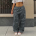 pantalones rectos con tiras en color liso NSSFN135478