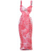 vestido lencero ajustado con estampado tie-dye NSAFS135553