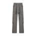 jeans rectos holgados de pierna ancha con herramientas retro de cintura baja multicolores NSGXF135990