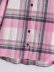 long-sleeved lapel loose plaid mid-length shirt coat NSAM136005
