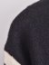 Cárdigan de punto a rayas con cuello en V suelto de manga larga NSAM136010