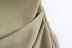 solid color one-shoulder sleeve irregular dress NSAM136014