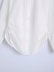 camisa de manga larga con solapa decorativa con volantes en color liso NSAM136017