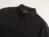 camisa de solapa de manga larga con decoración de bolsillo retro de color sólido NSAM136050
