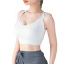 solid color stitching high-strength shock-proof gathered yoga vest NSRQF136508