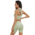 knotted beauty back underwear high waist shorts yoga set NSRQF136510