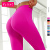 pantalones de yoga ajustados elásticos de cintura alta para levantar glúteos NSRQF136521