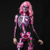 Halloween costume horror skeleton print parent-child jumpsuit NSONF136682