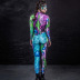 Halloween cosplay costume 3D printed long sleeve jumpsuit NSONF136693
