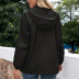 solid color Lightweight hooded full zipper waterproof jacket NSYBL136694