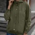 solid color hooded outdoor mountaineering waterproof jacket NSYBL136719