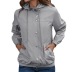 chaqueta impermeable de montañismo al aire libre con capucha de color sólido NSYBL136719