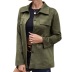 solid color single-breasted pocket long-sleeved shirt jacket NSYBL136823
