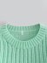 suéter corto de punto de manga larga hueco de color sólido NSYXB136965