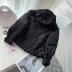 abrigo acolchado de algodón con capucha y manga larga en color liso NSYXB136966