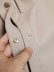 solid color lapel elastic waist long sleeve shirt coat NSYXB137068