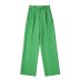 Pantalones anchos de pierna ancha de cintura alta sueltos de color sólido NSYXB137070