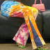 tie-dye printing contrast color stitching pocket flared pants NSWWW137141