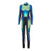 printing long-sleeved high-neck jumpsuit slim-fit pants set NSHTL136338